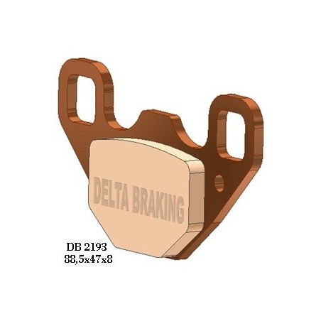 Delta Braking Klocki Hamulcowe Kh489 Polaris Rzr 170 '09-'14 Tył - Zastępują Db2193Qd-D