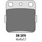 Delta Braking Klocki Hamulcowe Kh84 - Zastępują Db2070Mx-N Oraz Db2070Qd-N