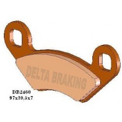 Delta Braking Klocki Hamulcowe Kh159 Polaris - Zastępują Db2460Mx-N Oraz Db2460Qd-N