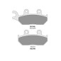 Delta Braking Klocki Hamulcowe Kh172 Przód Yamaha Xt600 92-03, Xt660 91-98 - Zastępują Db2690Mx-N Oraz Db2690Qd-N