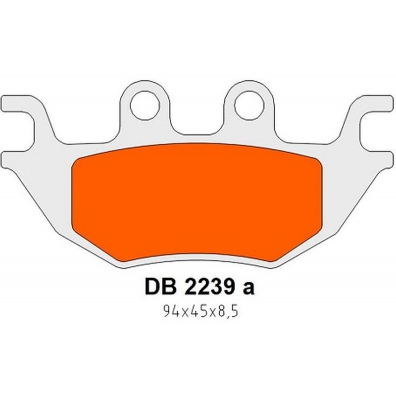 Delta Braking 2022/01 Klocki Hamulcowe Kh686 Tył Prawy/Lewy Kawasaki Kaf Mule 820 '15-'18, Kaf Mule 1000 '16-'18