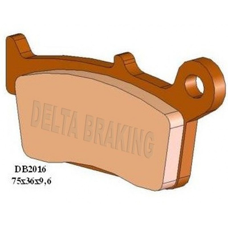 Delta Braking 2022/06 Klocki Hamulcowe Tył Kh131/3 / Kh233 Honda Nsr 50 Mini '00-'09, Xz 50/100 '09-'19