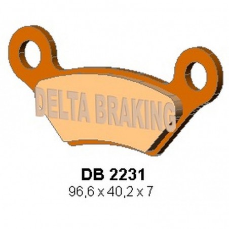 Delta Braking 2022/06 Klocki Hamulcowe Przód/Tył Kh609 Jcb 800D/1000D Groundhog '08-'09, 800D/1000D Workmax '10-'14