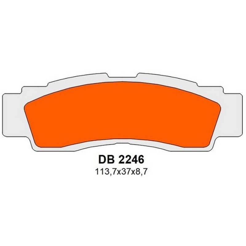 Delta Braking 2022/06 Klocki Hamulcowe Przód Kh676 Yamaha Yxf 1000R Wolverine '21-'22, Yxz 1000R '16-'22