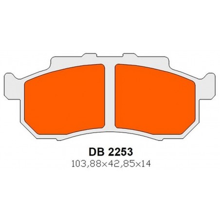 Delta Braking 2022/06 Klocki Hamulcowe Przód Kh476 / Kh477 Triumph Rocket Iii 2500 '19-'22, Honda Muv 700 Big Red '09,