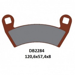 Delta Braking 2022/06 Klocki Hamulcowe Przód Kh656 Polaris Ranger Electric '16-'22, Sportsman 325 '14-'15, Ranger 570 '14-'22