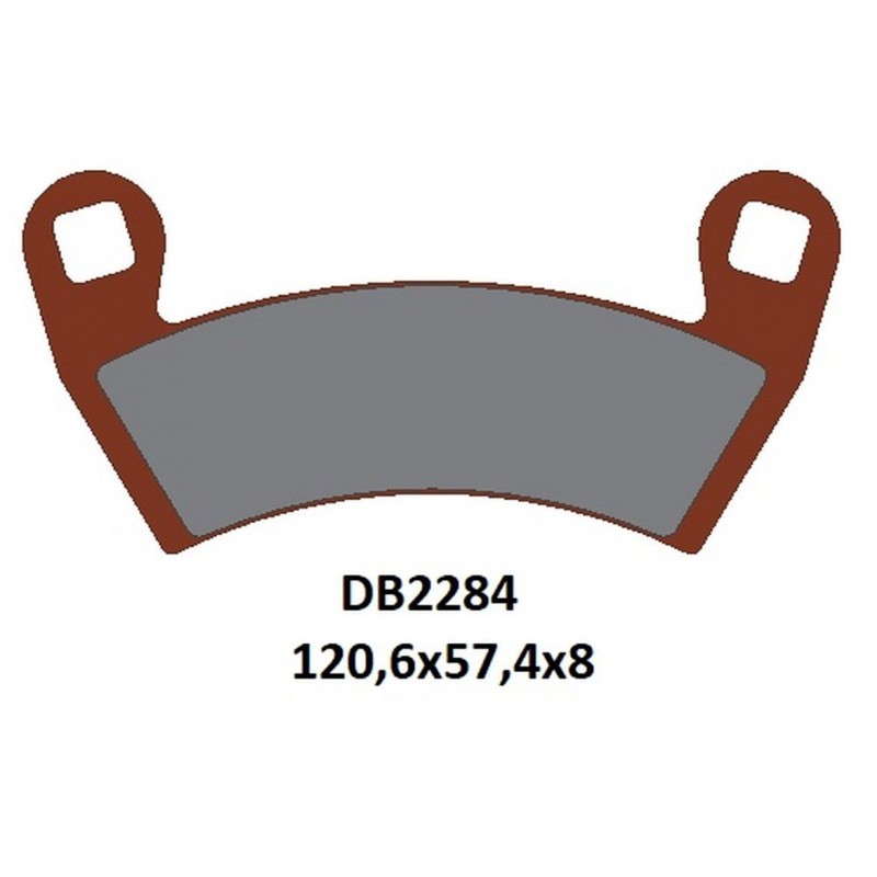 Delta Braking 2022/06 Klocki Hamulcowe Przód Kh656 Polaris Ranger Electric '16-'22, Sportsman 325 '14-'15, Ranger 570 '14-'22