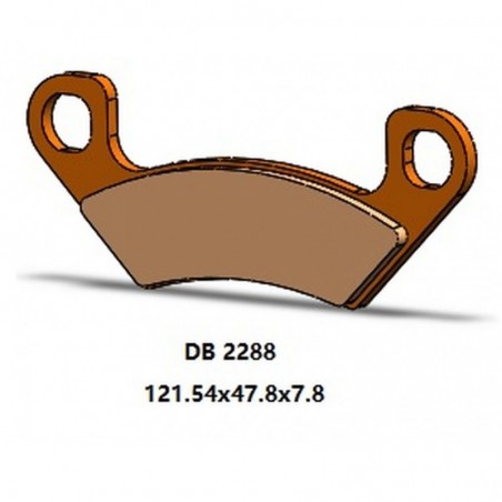 Delta Braking 2022/06 Klocki Hamulcowe Tył Kh742 Arctic Cat Prowler 812 Pro '19-'21, Wildcat 1000 '19-'21