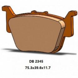 Delta Braking 2022/06 Klocki Hamulcowe Tył Kh714 Honda Sxs 500 Pioneer '15-'22, Sxs 520 Pioneer '21-'22, Sxs 700 Pioneer '16-'22