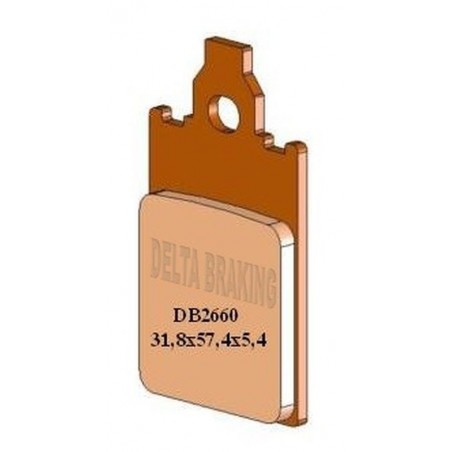 Delta Braking 2022/06 Klocki Hamulcowe Przód Kh116 Aprilia Af-1 50 '86-'92, Yamaha Dt 50R '97-'01, Piaggio Free 50 '95-'01