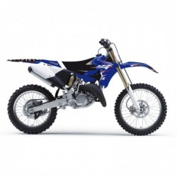 Blackbird Komplet Naklejek (Oklein) + Pokrowiec/Poszycie Na Siedzenie Yamaha Yz 125/250 '15-'21 Dream 4 Kolor Niebieski/Czarny