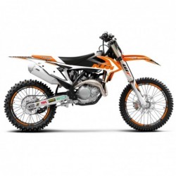 Blackbird Komplet Naklejek (Oklein) + Pokrowiec/Poszycie Na Siedzenie Ktm Sx/Sxf '19-'22, Exc '20-'22, Dream 4