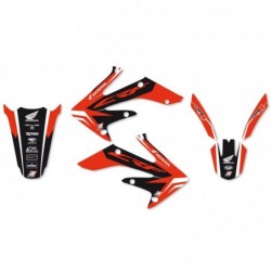 Blackbird Komplet Naklejek (Oklein) Honda Crf 250 R '04-'09/ 250X 04-19, Dream 4 Kolor Czerwony/Czarny
