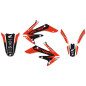 Blackbird Komplet Naklejek (Oklein) Honda Crf 250 R '04-'09/ 250X 04-19, Dream 4 Kolor Czerwony/Czarny