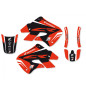 Blackbird Komplet Naklejek (Oklein) Honda Cr 125 '98-'99, Cr 250 '97-'99 Dream 4 Kolor Czerwony/Czarny