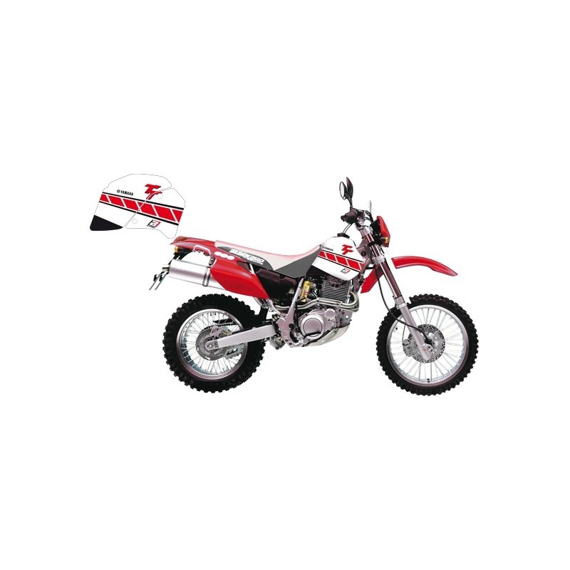 Blackbird Komplet Naklejek (Oklein) Yamaha Tt 350 '87-'96 Dream 3 Kolor Biały/Czerwony