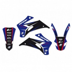 Blackbird Komplet Naklejek (Oklein) Yamaha Wr 250F '07-'14, Wr 450F '07-'11, Dream 4 Kolor Niebieski/Czarny