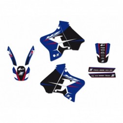Blackbird Komplet Naklejek (Oklein) Yamaha Yz125/250 '93-'95 Dream 4 Kolor Niebieski/Czarny