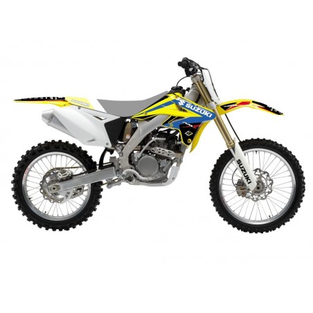 Blackbird Komplet Naklejek (Oklein) Suzuki Rmz 250 '07-'09 Dream 4 Kolor Żółty/Niebieski