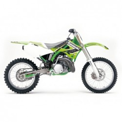 Blackbird Komplet Naklejek (Oklein) Kawasaki Kx125/250 '99-'02 Dream 4 Kolor Zielony/Czarny