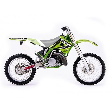 Blackbird Komplet Naklejek (Oklein) Kawasaki Kx125/250 '94-'98 Dream 4 Kolor Zielony/Czarny