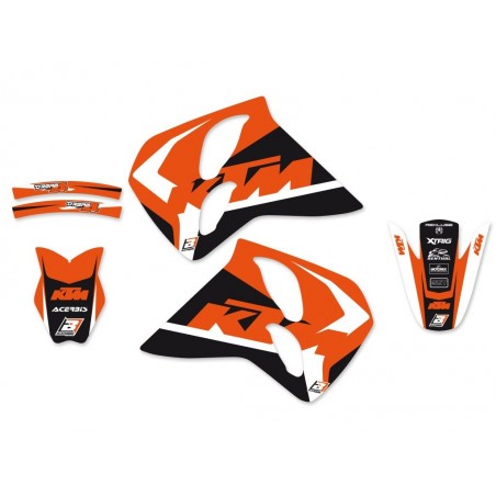Blackbird Komplet Naklejek (Oklein) Ktm Lc4 4Stroke '96-'99 Dream 4
