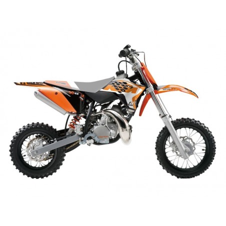 Blackbird Komplet Naklejek (Oklein) Ktm Sx 50 '09-'15 Dream 4 Kolor PomarańCzowy/Czarny