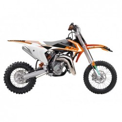 Blackbird Komplet Naklejek (Oklein) Ktm Sx 65 '16-'23 Dream 4 Kolor PomarańCzowy/ Biały/ Czarny
