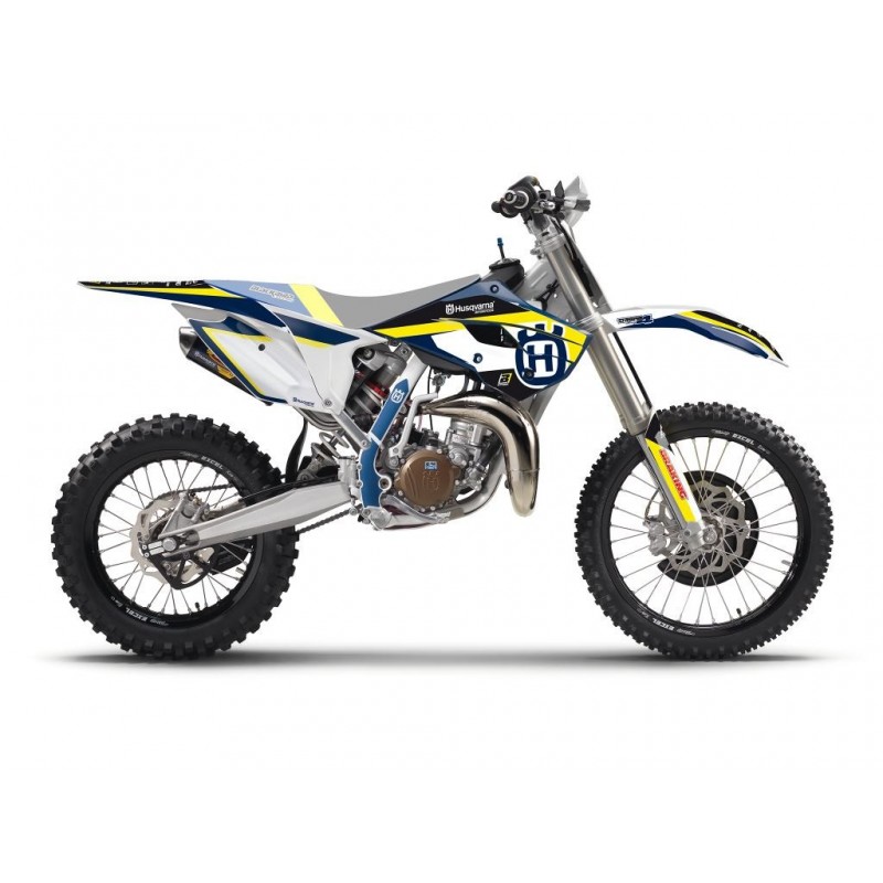 Blackbird Komplet Naklejek (Oklein) Husqvarna Tc '14-'17 Dream 4 Kolor Niebieski/Żółty
