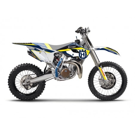 Blackbird Komplet Naklejek (Oklein) Husqvarna Tc '14-'17 Dream 4 Kolor Niebieski/Żółty