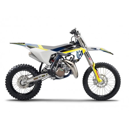 Blackbird Komplet Naklejek (Oklein) Husqvarna Tc85 '18-'23 Dream 4 Kolor Żółty/ Czarny/Biały/ Niebieski