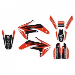 Blackbird Komplet Naklejek (Oklein) Honda Crf 150 '07-'23 Dream 4 Kolor Czerwony