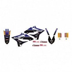 Blackbird Komplet Naklejek (Oklein) Yamaha Yz 125/250 '15-'21 Replica Yamaha Racing '20 Kolor Czarny/Niebieski