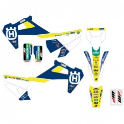 Blackbird Komplet Naklejek (Oklein) Husqvarna Fc/Tc '19-'22, Te/Fe '20-'21 Replica Trophy 2021 - Zastępuje E2615R4