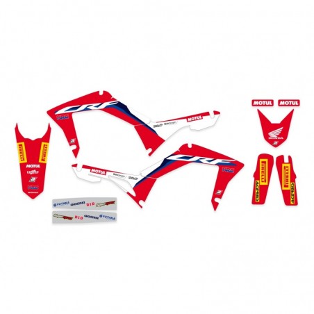 Blackbird Komplet Naklejek (Oklein) Honda Crf 250R '18-'21, Crf 450R '17-'20, 450X 17-20 Replica Team Hrc 20/21