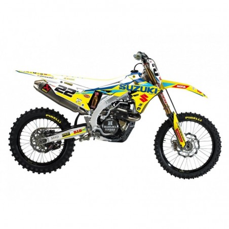 Blackbird Komplet Naklejek (Oklein) Suzuki Rmz 250 '19-'23, Rmz 450 '18-'23 Replica Suzuki World Restyle 20/21