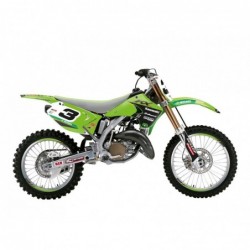 Blackbird Komplet Naklejek (Oklein) Kawasaki Kx 125/250 '03-'08 Replica Kawasaki Racing Team 2021