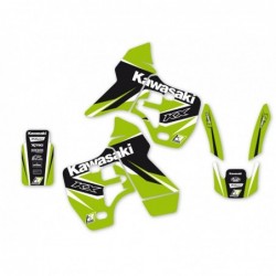 Blackbird Komplet Naklejek (Oklein) Kawasaki Kx 500 '88-'04 Dream 4 Kolor Zielony/Czarny