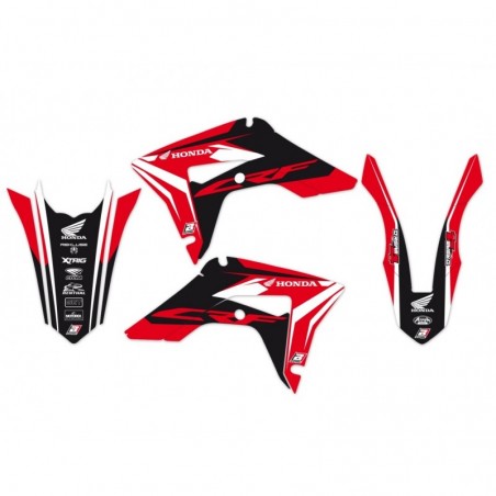 Blackbird Komplet Naklejek (Oklein) + Pokrowiec/Poszycie Na Siedzenie Honda Crf 250 '18-'21, Crf 450 '18-'21, Crf 450 X '17-'22