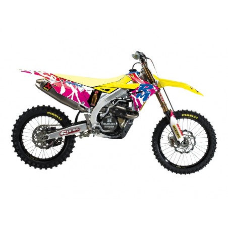 Blackbird Komplet Naklejek (Oklein) Suzuki Rmz 250 '19-'23, Rmz 450 '18-'23 Retro Suzuki