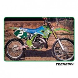 Blackbird Komplet Naklejek (Oklein) Kawasaki Kx 125/250 '94-'98 Replica Team Kawasaki 1996