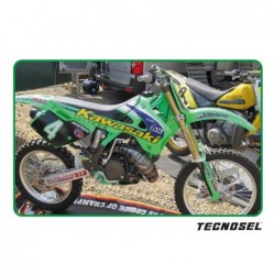 Blackbird Komplet Naklejek (Oklein) Kawasaki Kx 125/250 '94-'98 Replica Team Kawasaki 1998