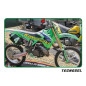 Blackbird Komplet Naklejek (Oklein) Kawasaki Kx 125/250 '94-'98 Replica Team Kawasaki 1998