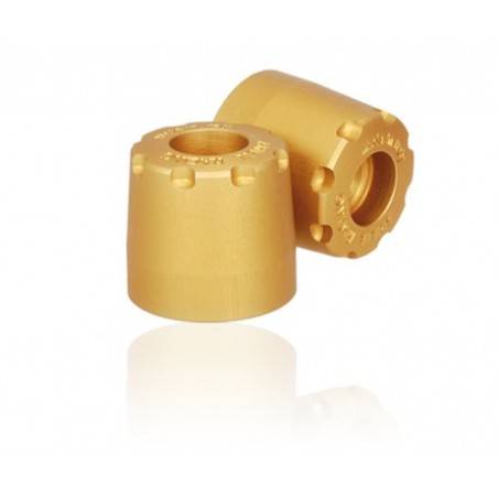 Ariete Ciężarki Kierownicy Uniwersalne Oraz Ducati I Suzuki Kolor Złoty O 17-20 Mm