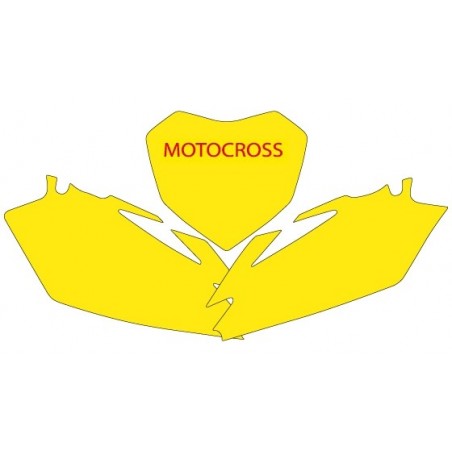 Blackbird Komplet Naklejek (Oklein) Pod Numery Startowe Crf 450R '09-'12 (11), Crf 250R '10-'13 -