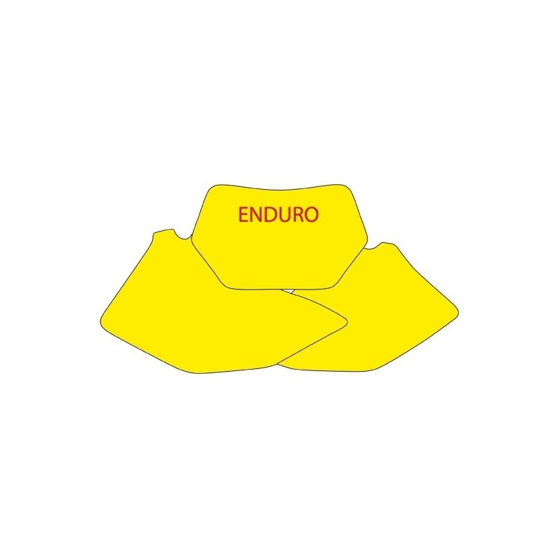 Blackbird Komplet Naklejek (Oklein) Pod Numery Startowe Yamaha Wr 250F '07-'14, Wr 450F '07-'11 -