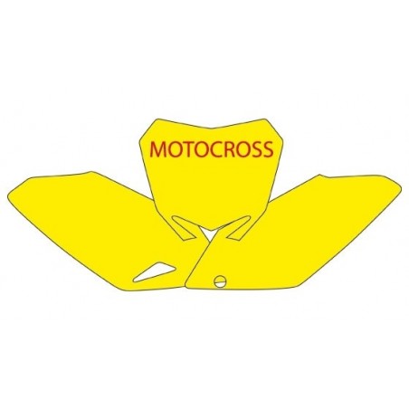Blackbird Komplet Naklejek (Oklein) Pod Numery Startowe Suzuki Rmz 450 '08-'16 -