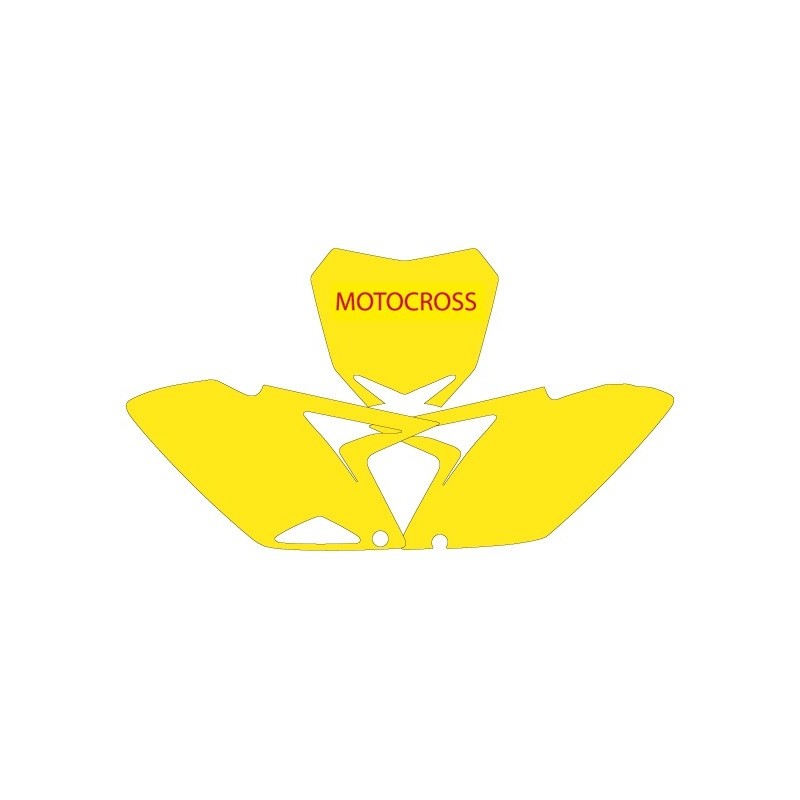Blackbird Komplet Naklejek (Oklein) Pod Numery Startowe Suzuki Rmz 250 '10-'16 -