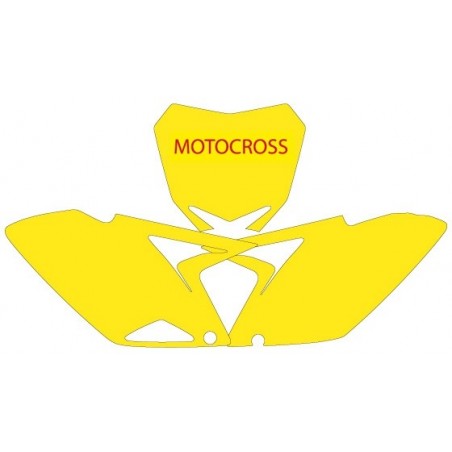 Blackbird Komplet Naklejek (Oklein) Pod Numery Startowe Suzuki Rmz 250 '10-'16 -