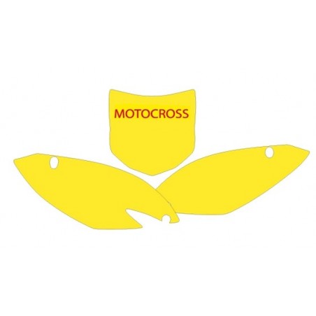 Blackbird Komplet Naklejek (Oklein) Pod Numery Startowe Kawasaki Kxf 250 '09-'12 -